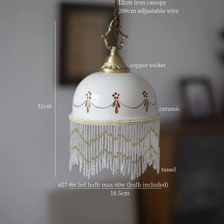 Celako™ Aurecera Pendant Light | Ceramic Nordic Minimalism Bedroom Lighting