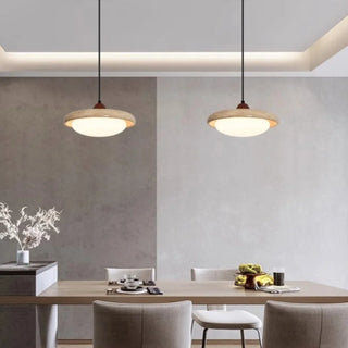 Celako™ Travona Pendant Light | Travertine Dining Room Lighting