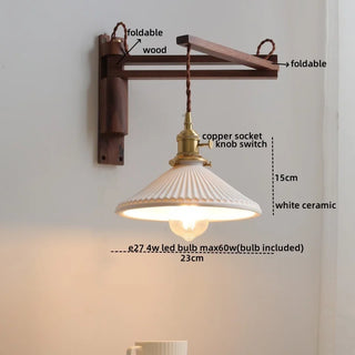 Celako™ Keravia Wall Light | Ceramic Living Room Lighting