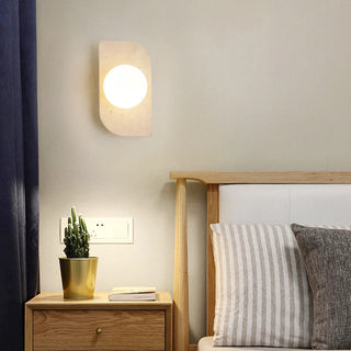 Celako™ Tivolano Wall Light | Yellow Travertine Living Room Lighting