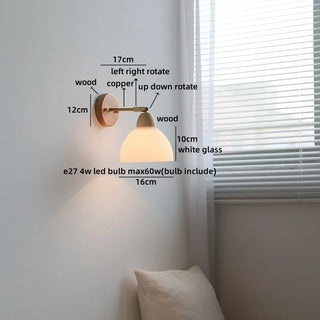 Celako™ Kinari Wall Light | Ceramic Bedroom Lighting