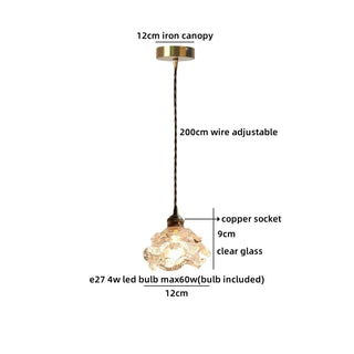 Celako™ Opalene Pendant Light | Glass Kitchen Island Lighting