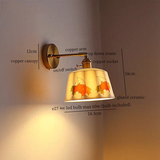 Celako™ Gresia Wall Light | Glazed Ceramic Kitchen Island Lighting