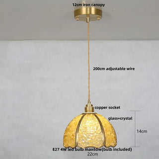 Celako™ Facetum Crystal Pendant Light | Glass Crystal Dining Room Lighting