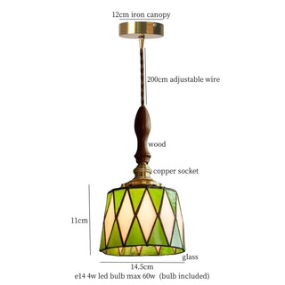Celako™ Viridian Pendant Light | Glass Kitchen Island Lighting