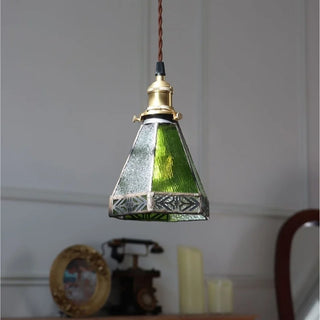 Celako™ Verdalite Pendant Light | Green Glass Kitchen Island Lighting