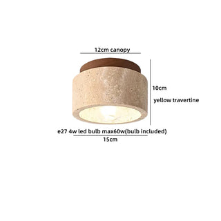 Celako™ Marvela Ceiling Light | Travertine Living Room Lighting