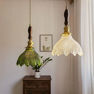 Celako™ Virene Pendant Light | Glass Bedroom Lighting