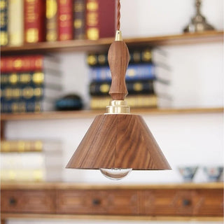 Celako™ Copperwood Pendant Light | Wood Kitchen Island Lighting