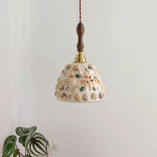 Celako™ Nacrita Pendant Light | Resin and Shell Kitchen Island Lighting