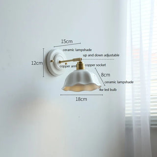 Celako™ Cerami Wall Light | Ceramic Bedroom Lighting