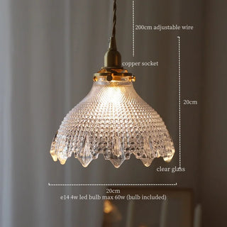 Celako™ Clarvera Pendant Light | Glass Living Room Lighting