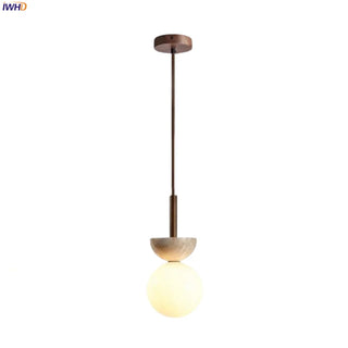 Celako™ Terrella Pendant Light | Yellow Travertine Kitchen Island Lighting