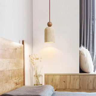 Celako™ Solentara Pendant Light | Yellow Travertine Kitchen Island Lighting