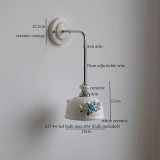 Celako™ Kaolora Wall Light | Ceramic Living Room Lighting