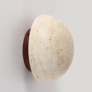 Celako™ Calcera Wall Light | Travertine Bedside Lighting