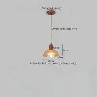 Celako™ Lumamber Pendant Light | Glass Bedroom Lighting