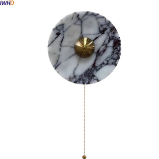 Celako™ Bulgara Wall Light | Stone Bedside Lighting