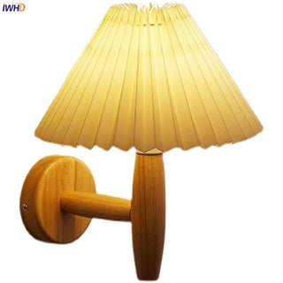 Celako™ Komorebi Wall Light | Wood Bedside Lighting