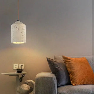 Celako™ Aurona Pendant Light | Yellow Travertine Japanese/Wabi Sabi