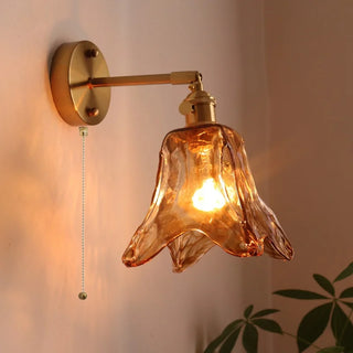 Celako™ Aurelis Wall Light | Copper Glass Living Room Lighting