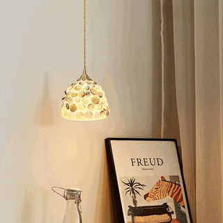 Celako™ Nacora Pendant Light | Resin And Shell Kitchen Island Lighting
