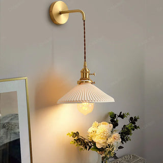 Celako™ Ceraqua Wall Light | Ceramic Bedroom Lighting