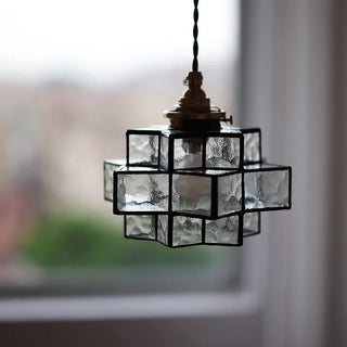 Celako™ Lucentra Pendant Light | Glass Dining Room Lighting