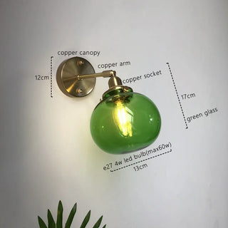 Celako™ Candescent Wall Light | Copper Bedroom Lighting