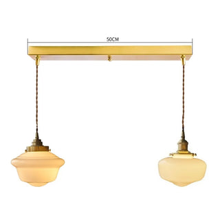 Celako™ Lattea Pendant Light | Glass Stone Bedroom Lighting