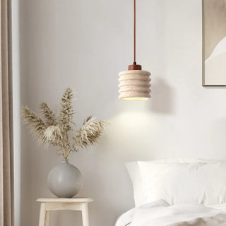 Celako™ Tufano Pendant Light | Yellow Travertine Kitchen Island Lighting