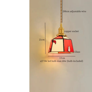 Celako™ Vitriana Pendant Light | Glass Bedroom Lighting