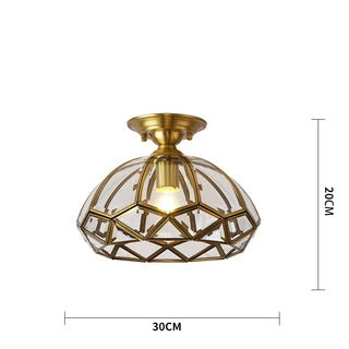 Celako™ Cupreo Ceiling Light | Copper Living Room Lighting