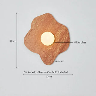 Celako™ Arcillia Wall Light | Ceramic Japan Style