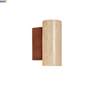 Celako™ Tavrin Wall Light | Yellow Travertine Japan Style