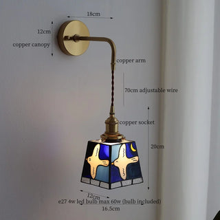 Celako™ Vetrosa Wall Light | Glass Vintage