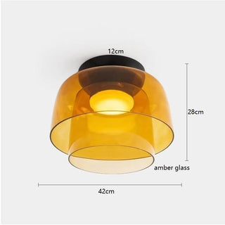 Celako™ Ambrise Pendant Light | Glass Dining Room Lighting