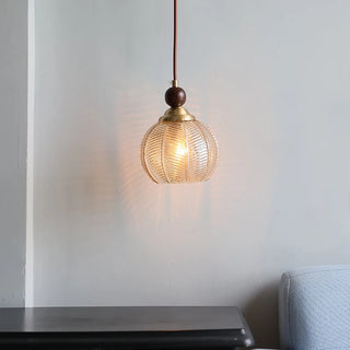Celako™ Kohaku Pendant Light | Glass Dining Room Lighting