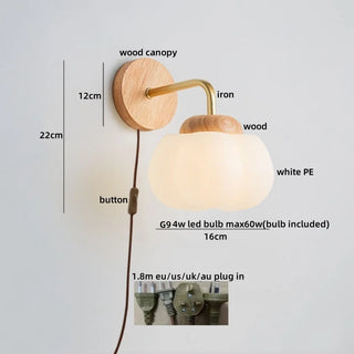 Celako™ Flocca Wall Light | PE Lampshade Dining Room Lighting