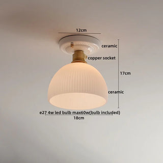 Celako™ Glazea Ceiling Light | Ceramic Copper Kitchen Island Lighting