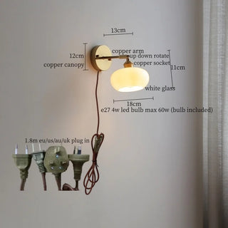Celako™ Aurevalis Wandleuchte | Schlafzimmerbeleuchtung aus Glas