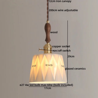 Celako™ Argilla Pendant Light | Ceramic Vintage Kitchen Island Lighting
