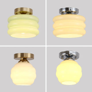 Celako™ Opella Ceiling Light | Glass Iron Dining Room Lighting