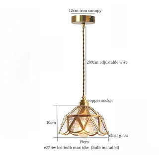 Celako™ Vitrium Pendant Light | Glass Bedroom Lighting