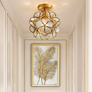 Celako™ Orbella Ceiling Light | Copper Glass Kitchen Island Lighting