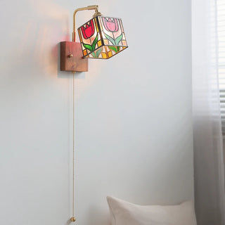 Celako™ Vitral Wall Light | Glass Entryway Lighting