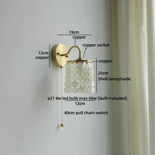Celako™ Crysara Wall Light | Crystal Bedroom Lighting