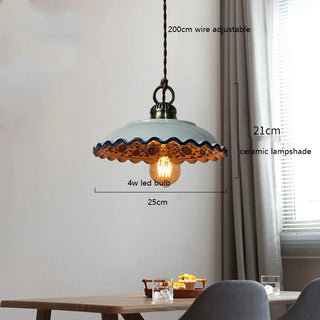 Celako™ Aurelie Pendant Light | Ceramic Dining Room Lighting