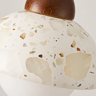 Celako™ Terumi Pendant Light | Terrazzo Wabi Sabi Bedroom Lighting