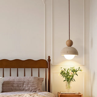 Celako™ Gemmula Pendant Light | Yellow Travertine Living Room Lighting